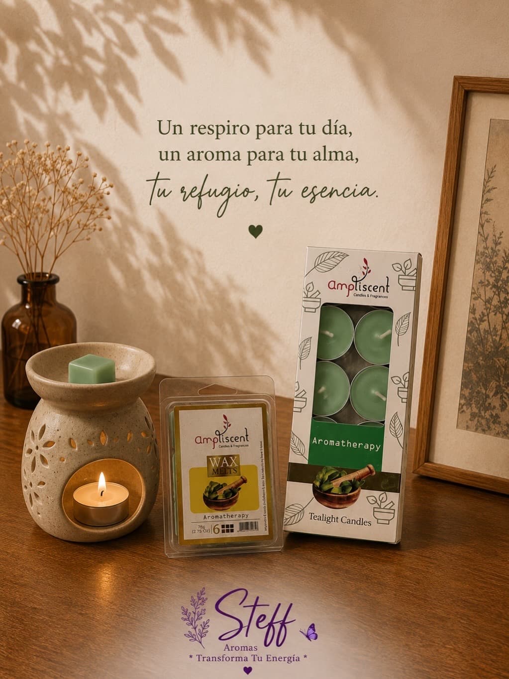 Cebos y velitas aromáticas para hornitos 7