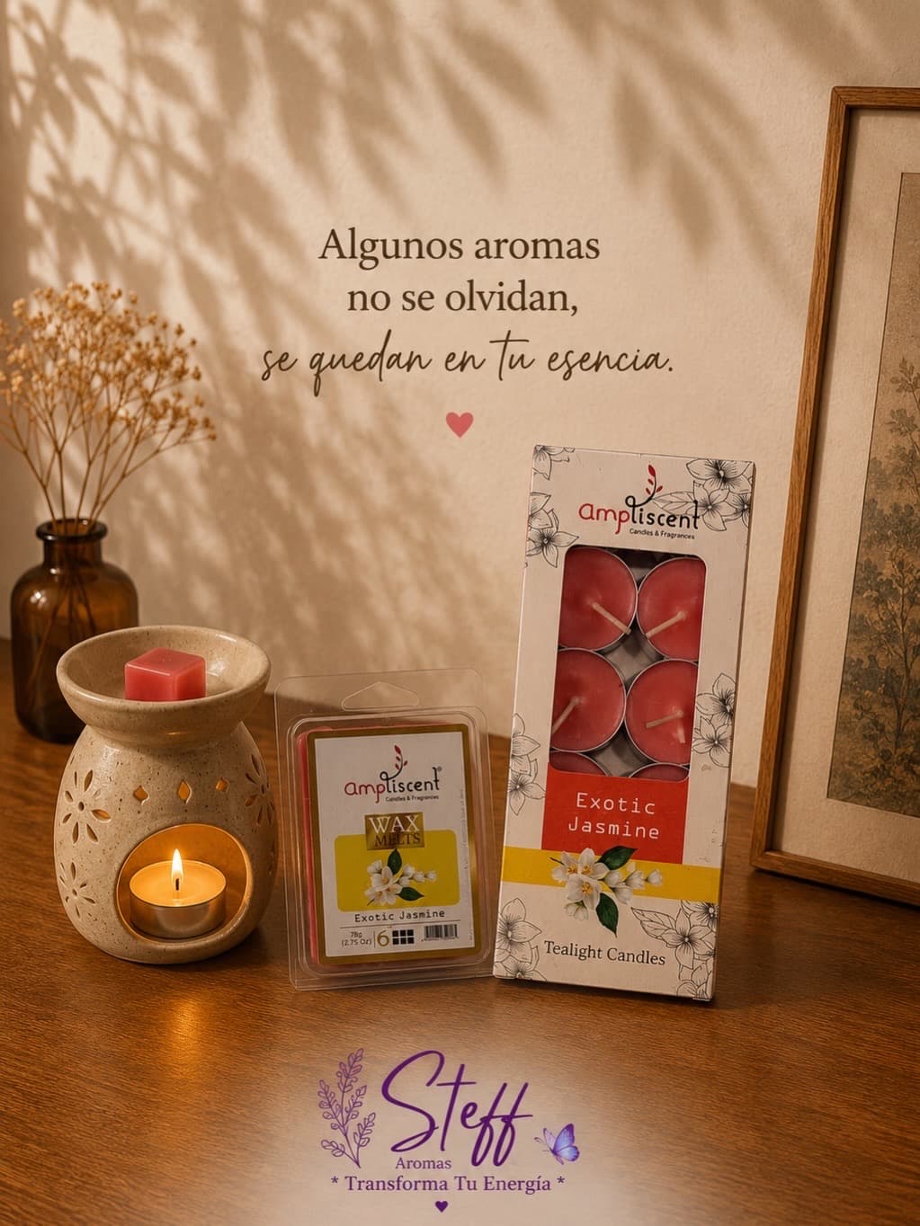 Cebos y velitas aromáticas para hornitos 5