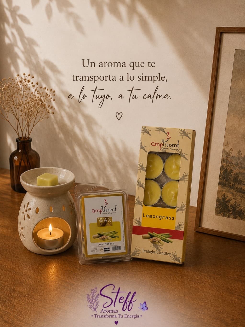 Cebos y velitas aromáticas para hornitos 4