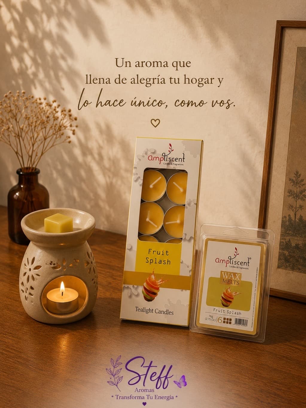 Cebos y velitas aromáticas para hornitos 6