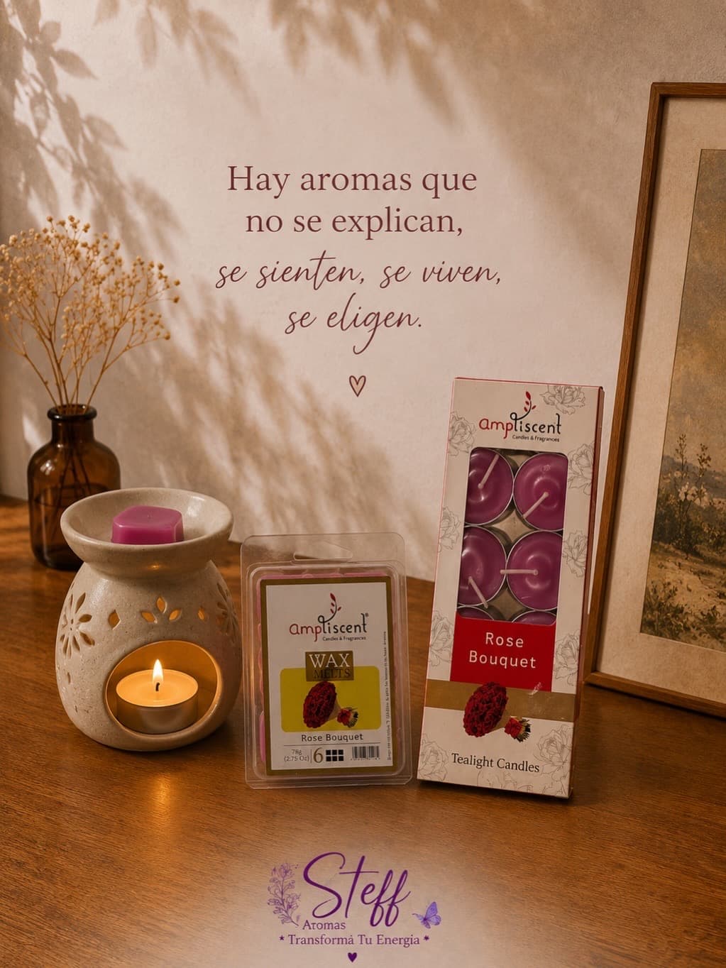 Cebos y velitas aromáticas para hornitos 2