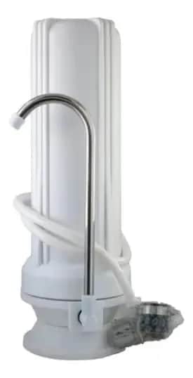 Purificador de Agua Plástico Sobre Mesada con Filtro de Carbón 1