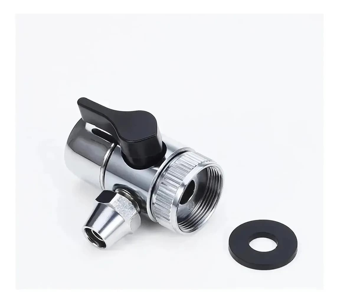 Canilla Adaptadora De Monomando Para Purificador De Agua Plateado 3