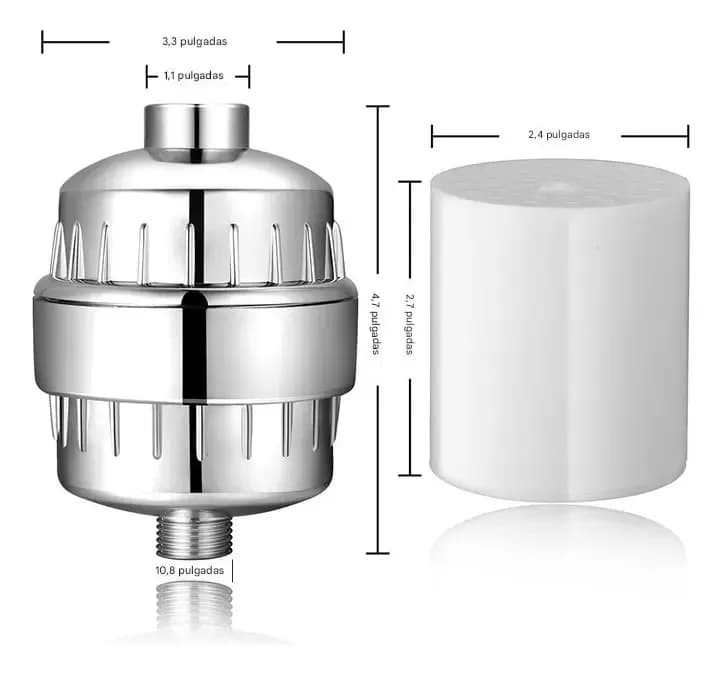 Purificador De Agua Ducha 15 Etapas Filtrado Para Duchero 7