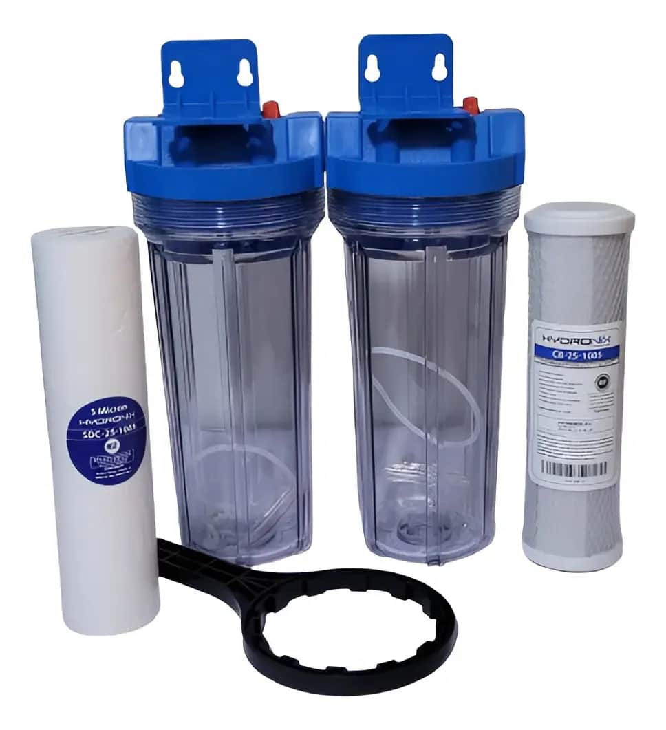 Purificador Para Agua Doble Transparente Agua 1