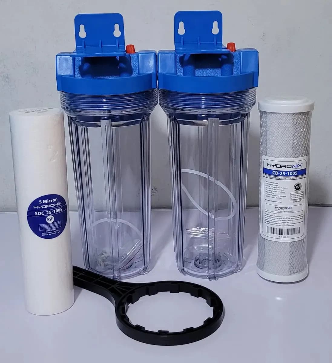Purificador Para Agua Doble Transparente Agua 4