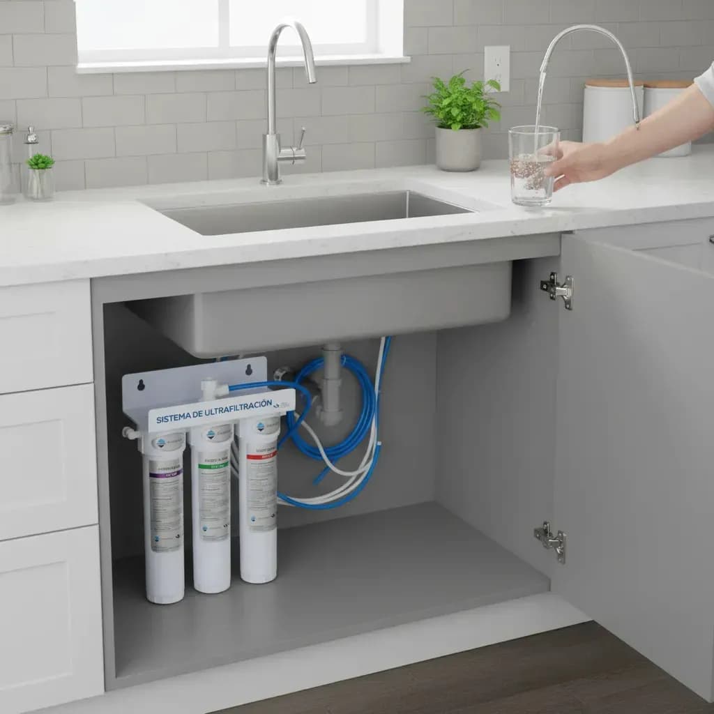Purificador De Agua Compacto Kuf Ultrafiltración Bajo Mesada 3