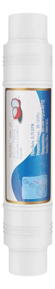 Filtro Agua Bajo Mesada Canilla, Manguera 1/4, Llave De Paso 7