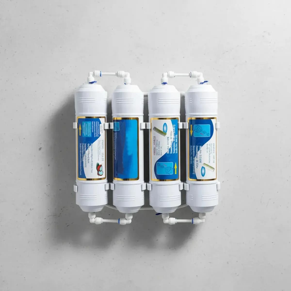 Filtro Agua Bajo Mesada Canilla, Manguera 1/4, Llave De Paso 4