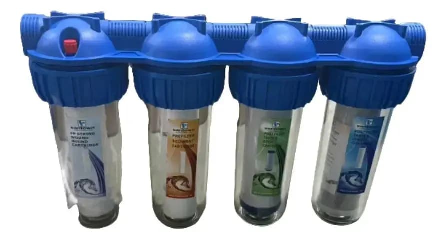 Filtro Purificador de Agua Santown para Pozos 4 Etapas Azul 5
