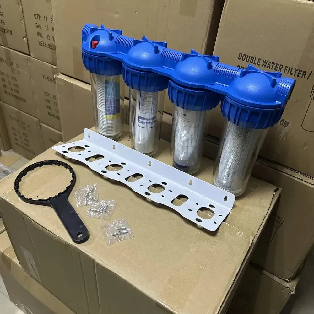 Filtro Purificador de Agua Santown para Pozos 4 Etapas Azul 8