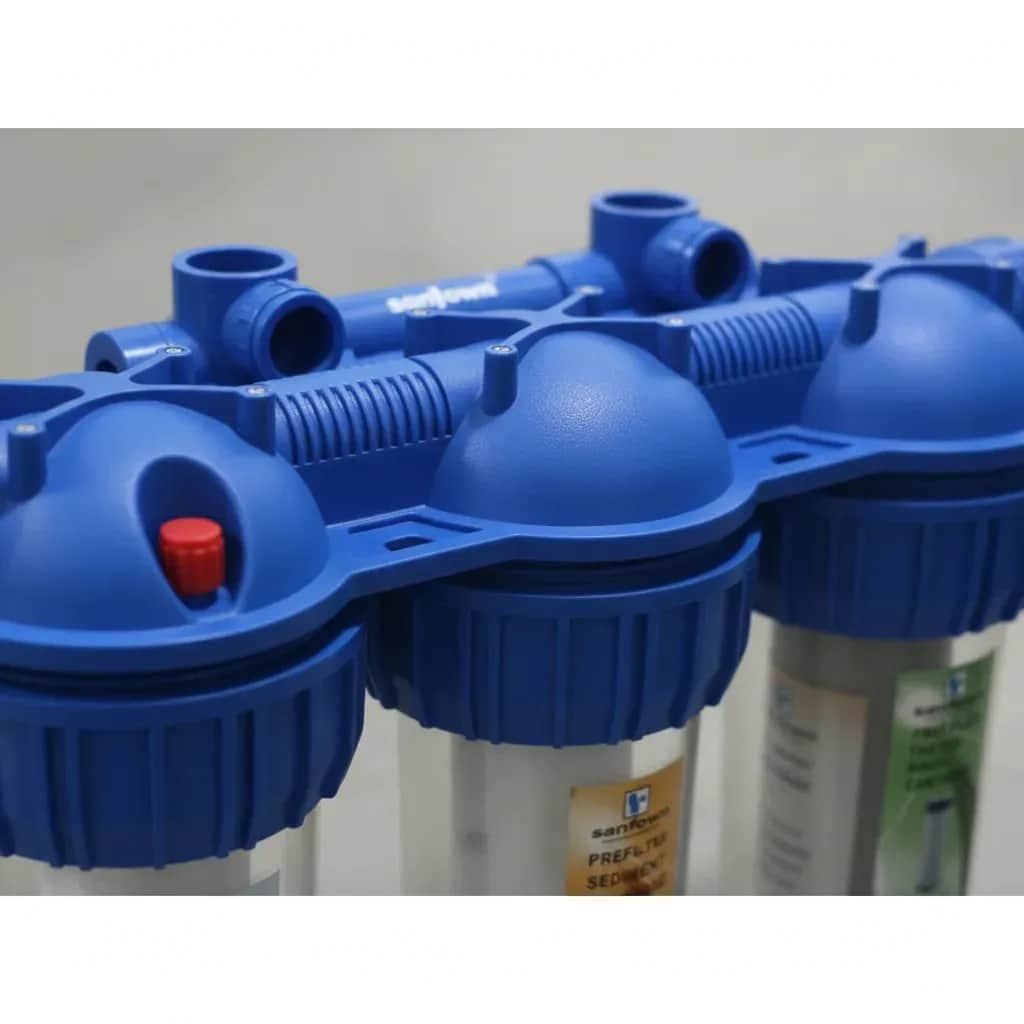 Filtro Purificador de Agua Santown para Pozos 4 Etapas Azul 2