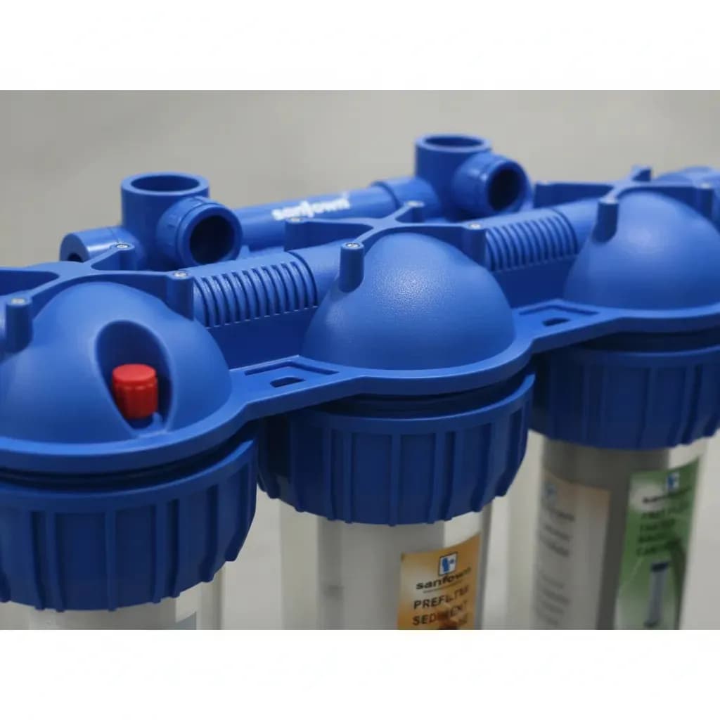 Filtro Purificador de Agua Santown para Pozos 4 Etapas Azul 2