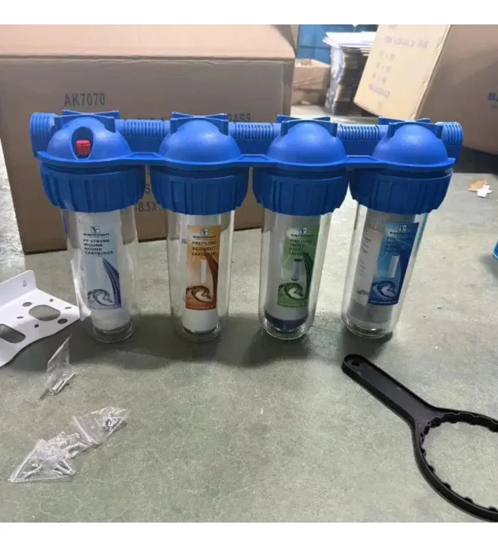 Filtro Purificador de Agua Santown para Pozos 4 Etapas Azul 3