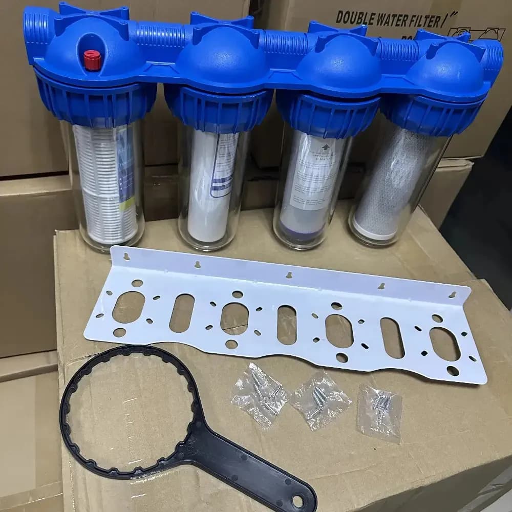 Filtro Purificador de Agua Santown para Pozos 4 Etapas Azul 7