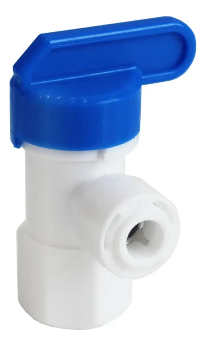 Llave Deposito Ósmosis Rosca 1/4 Hembra 1/4 Tubo 3