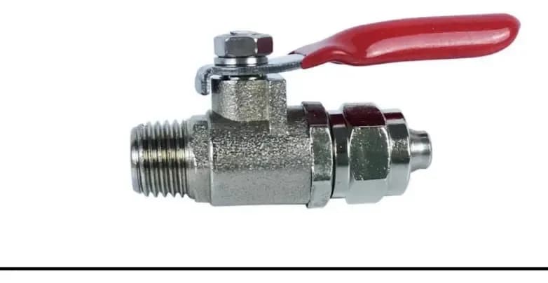 Llave De Paso Metálica 1/2x1/2x3/8 Filtro De Agua Purif 3