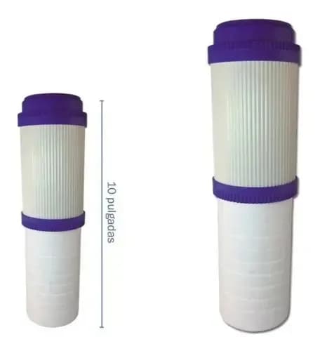 Repuesto Filtro de Agua Kassel Blanco Carbón Activado Granular PP+CAG 4