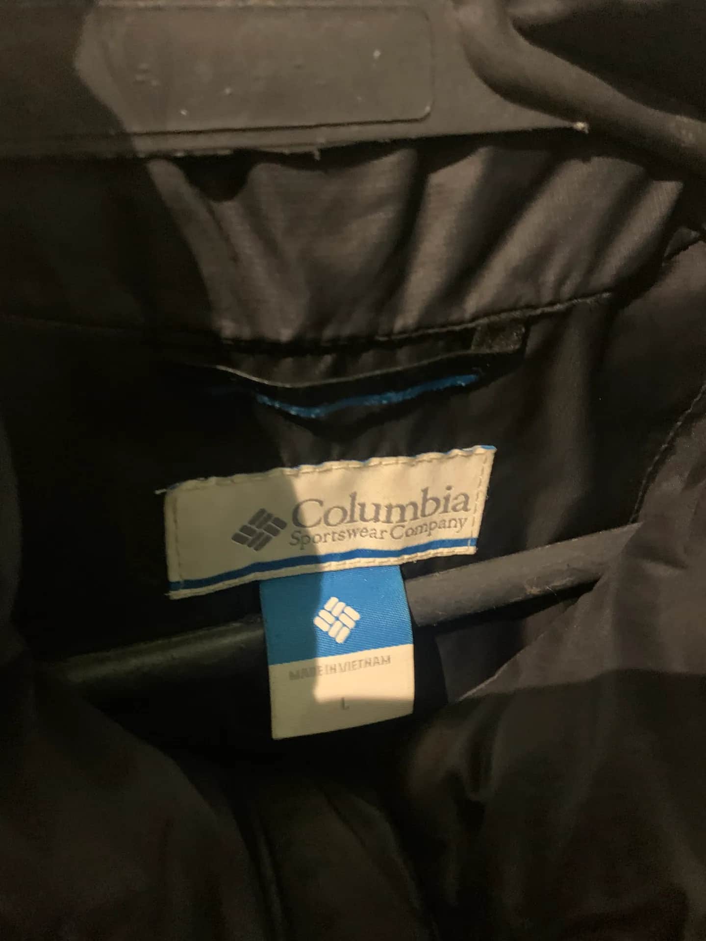 Camperón Columbia de Dama Negro Talle L 3
