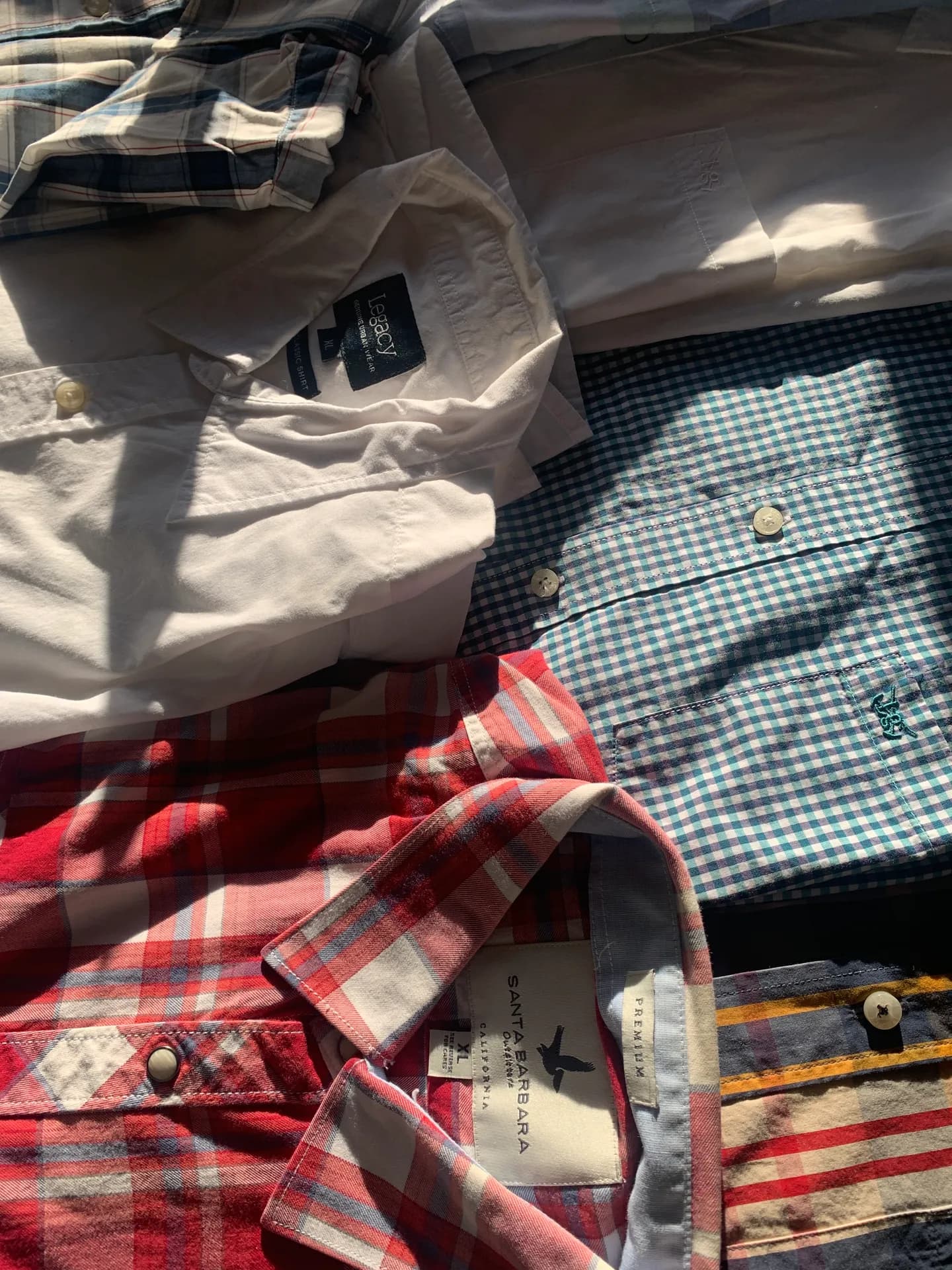 Camisas Legacy, Santa Barbara, Manhattan Talle XL 4