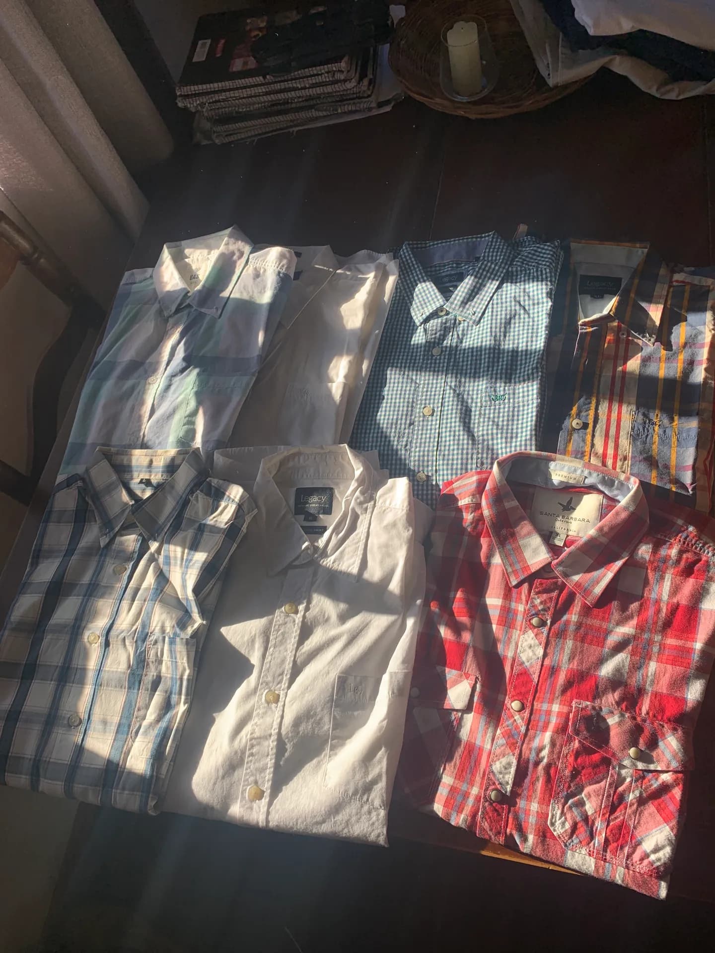 Camisas Legacy, Santa Barbara, Manhattan Talle XL 1