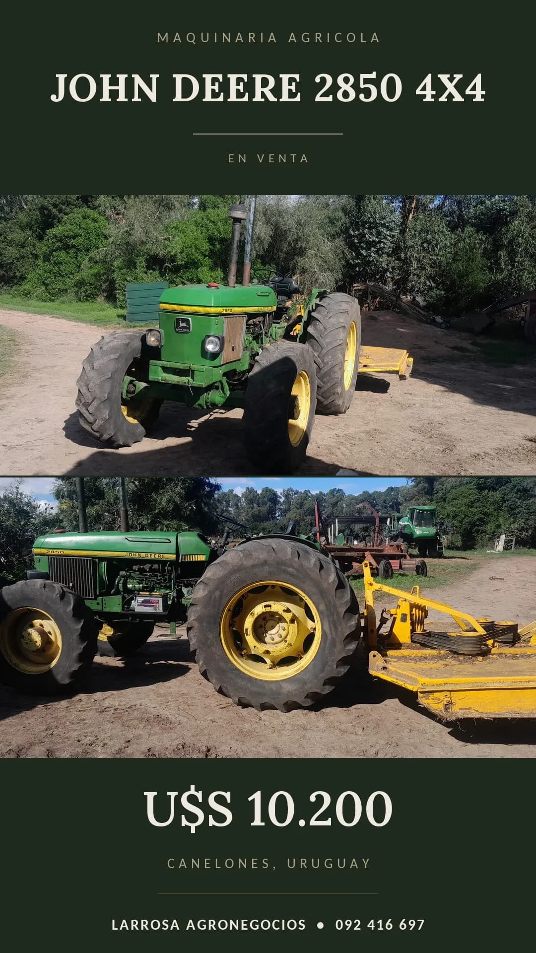Maquinaria Agrícola John Deere: Tractores, Sembradoras, Pulverizadoras 4