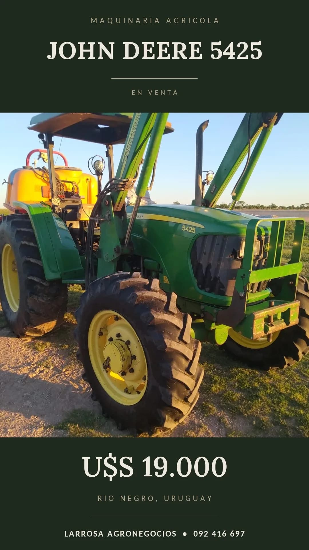 Maquinaria Agrícola John Deere: Tractores, Sembradoras, Pulverizadoras 1