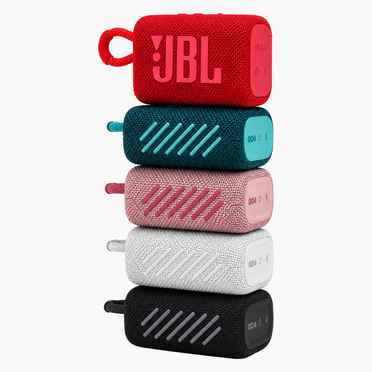Parlantes portátiles JBL de varios colores
