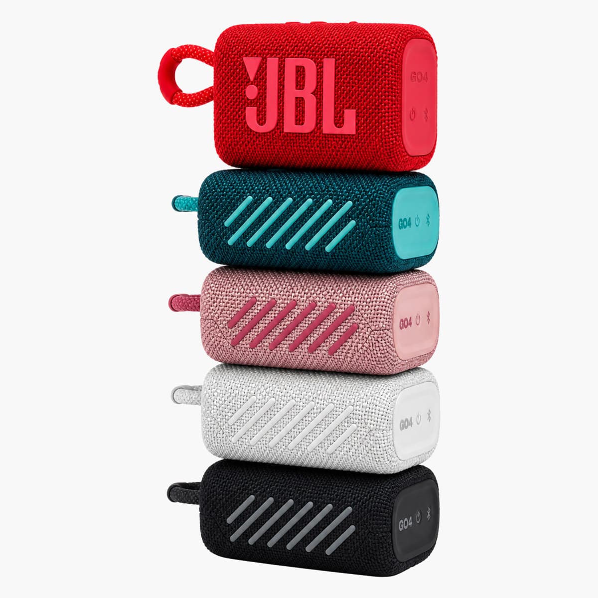 Parlantes portátiles JBL de varios colores