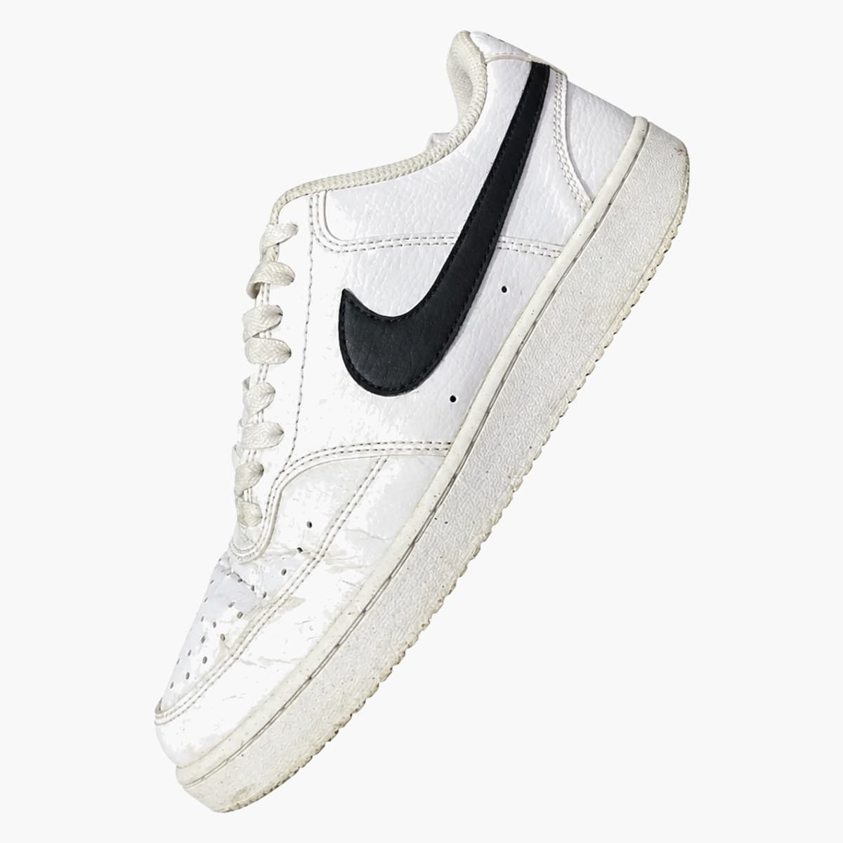 Zapatillas Nike blancas con logo negro 3