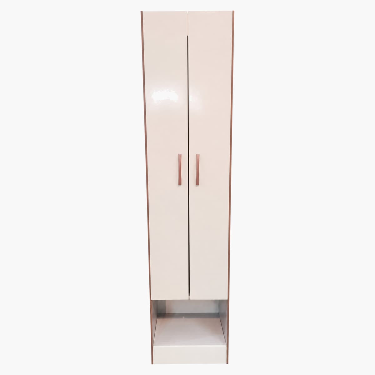 Armario de dos puertas con estante inferior 1
