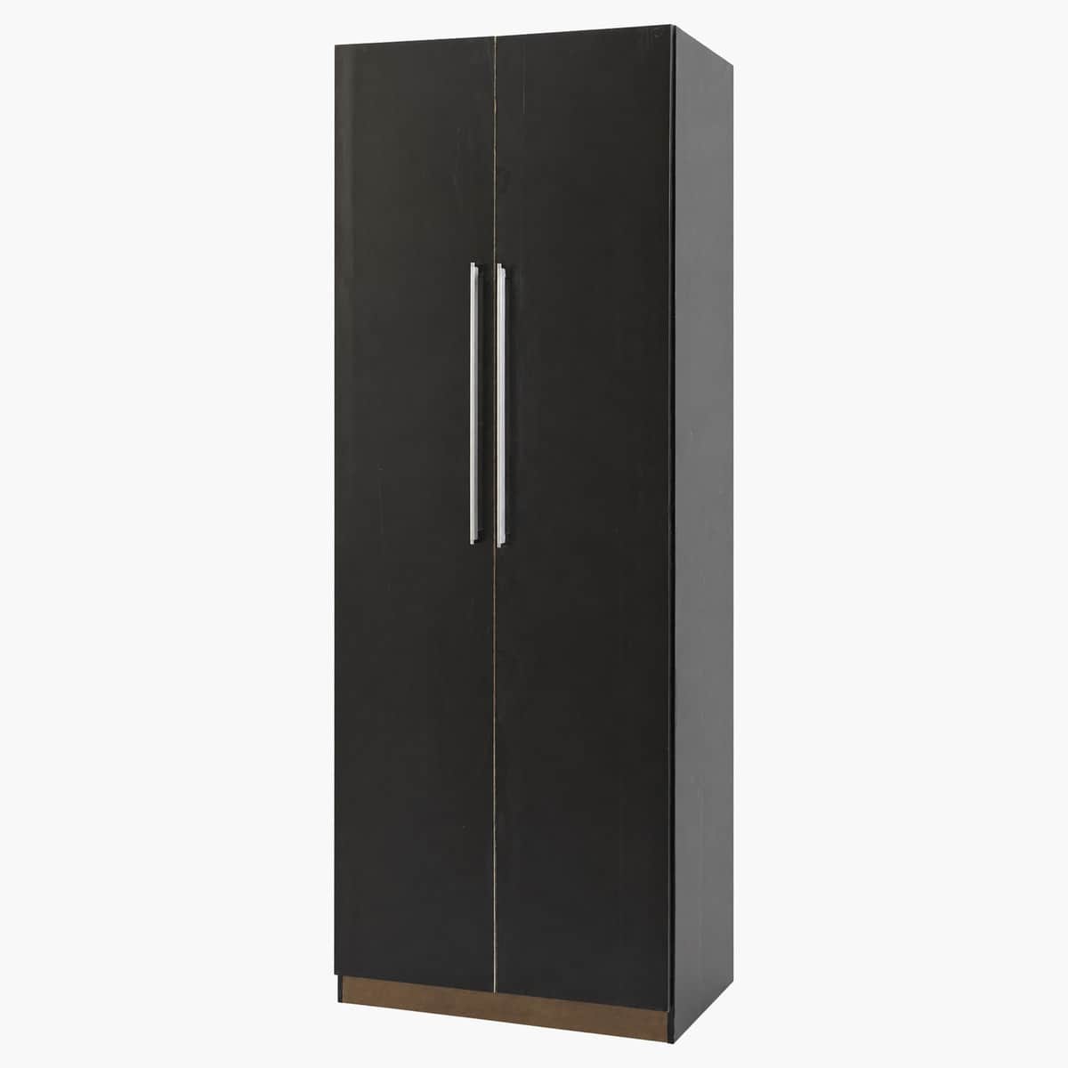 Placard de 2 puertas color negro 1