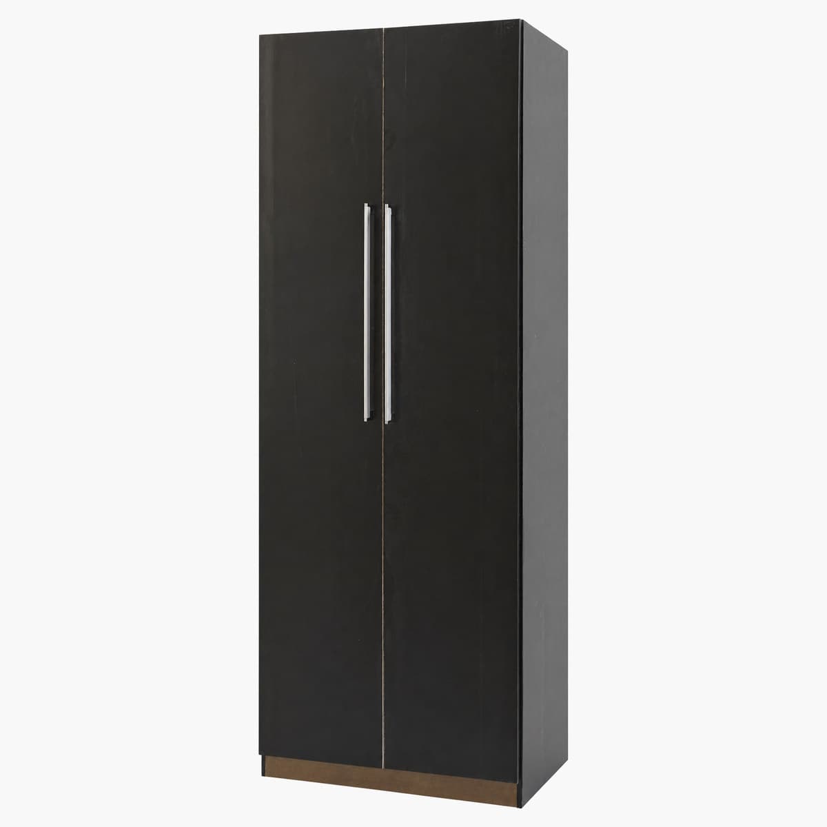 Placard de 2 puertas color negro 1