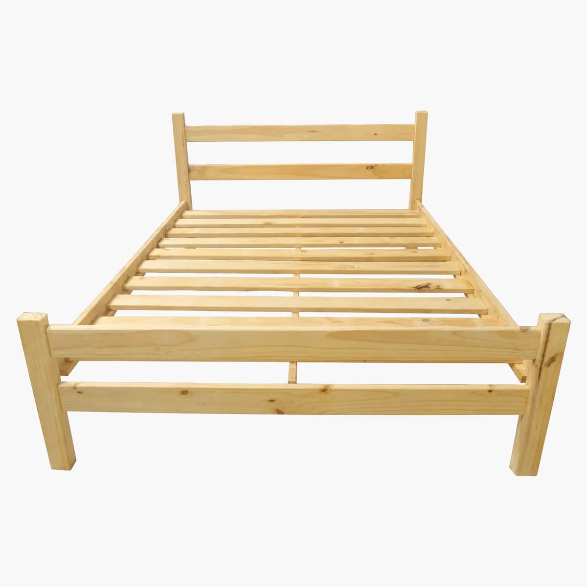 Cama de madera de pino 2 plazas 2