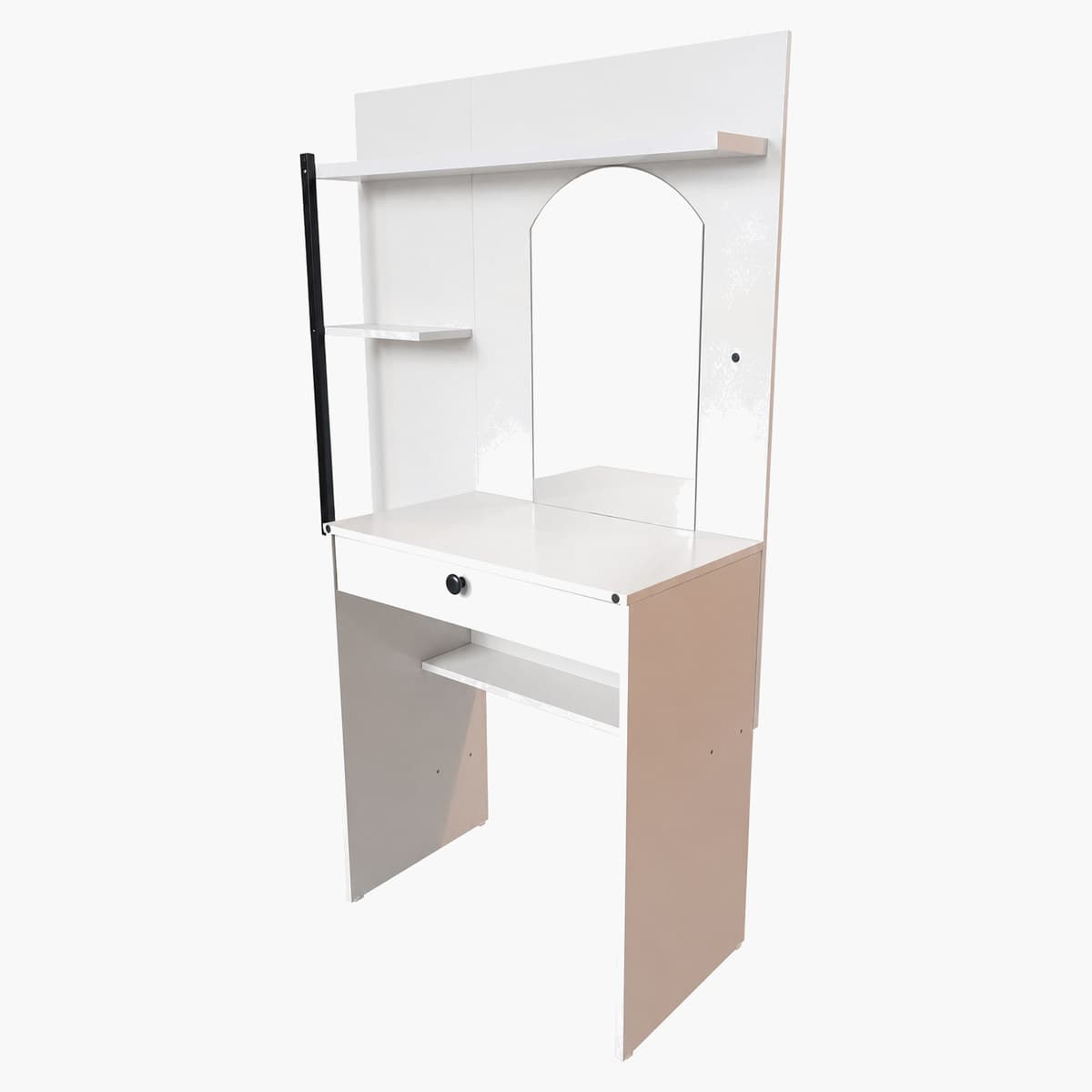 Tocador con espejo y cajón 3