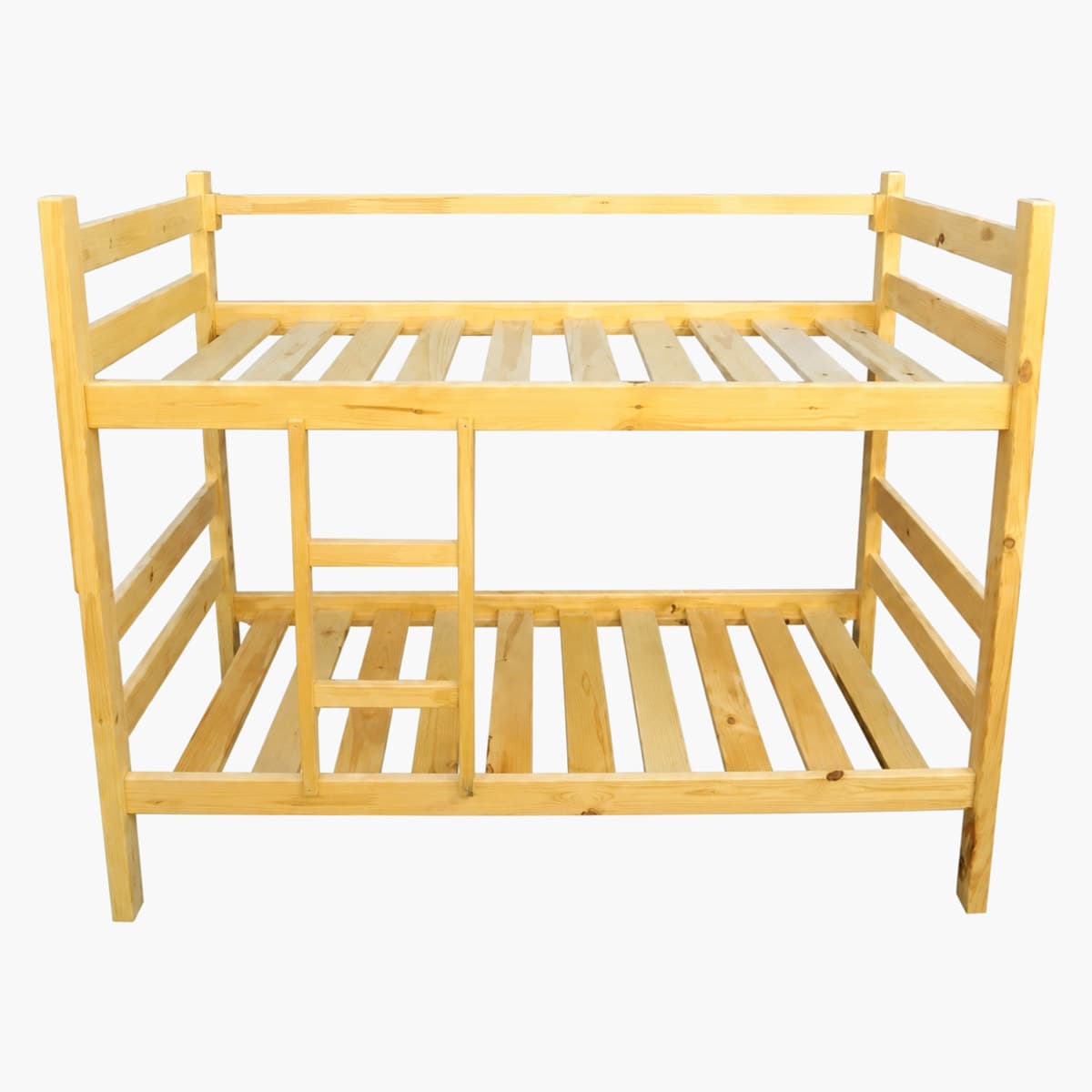 Cama cucheta de madera + 2 colchones 2