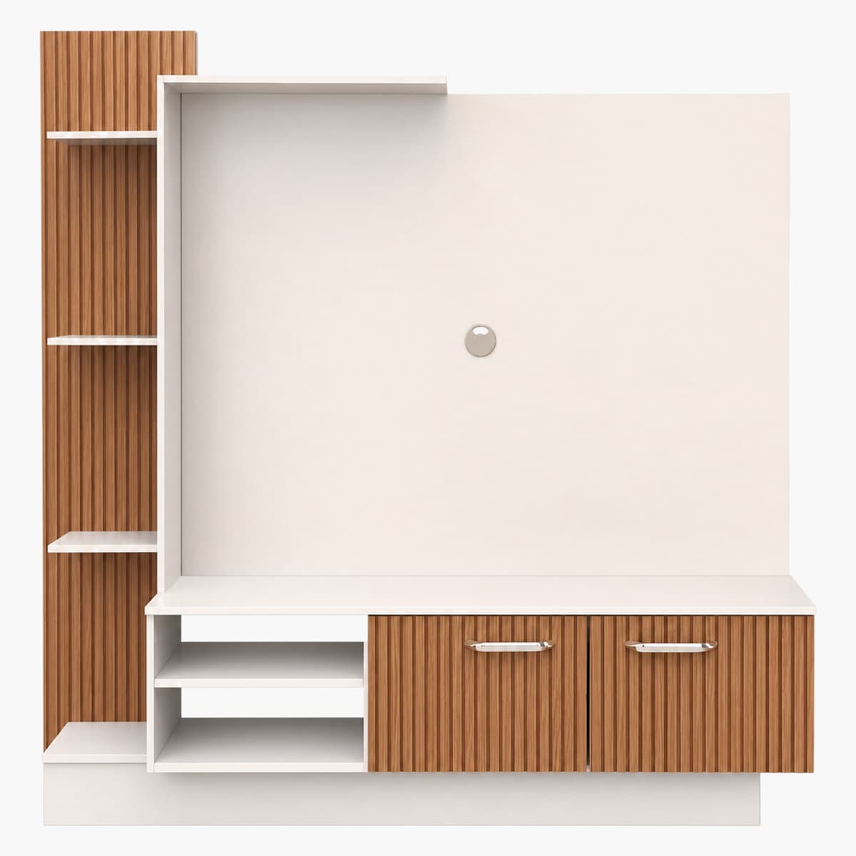 Mueble para TV con estantes y cajones 1