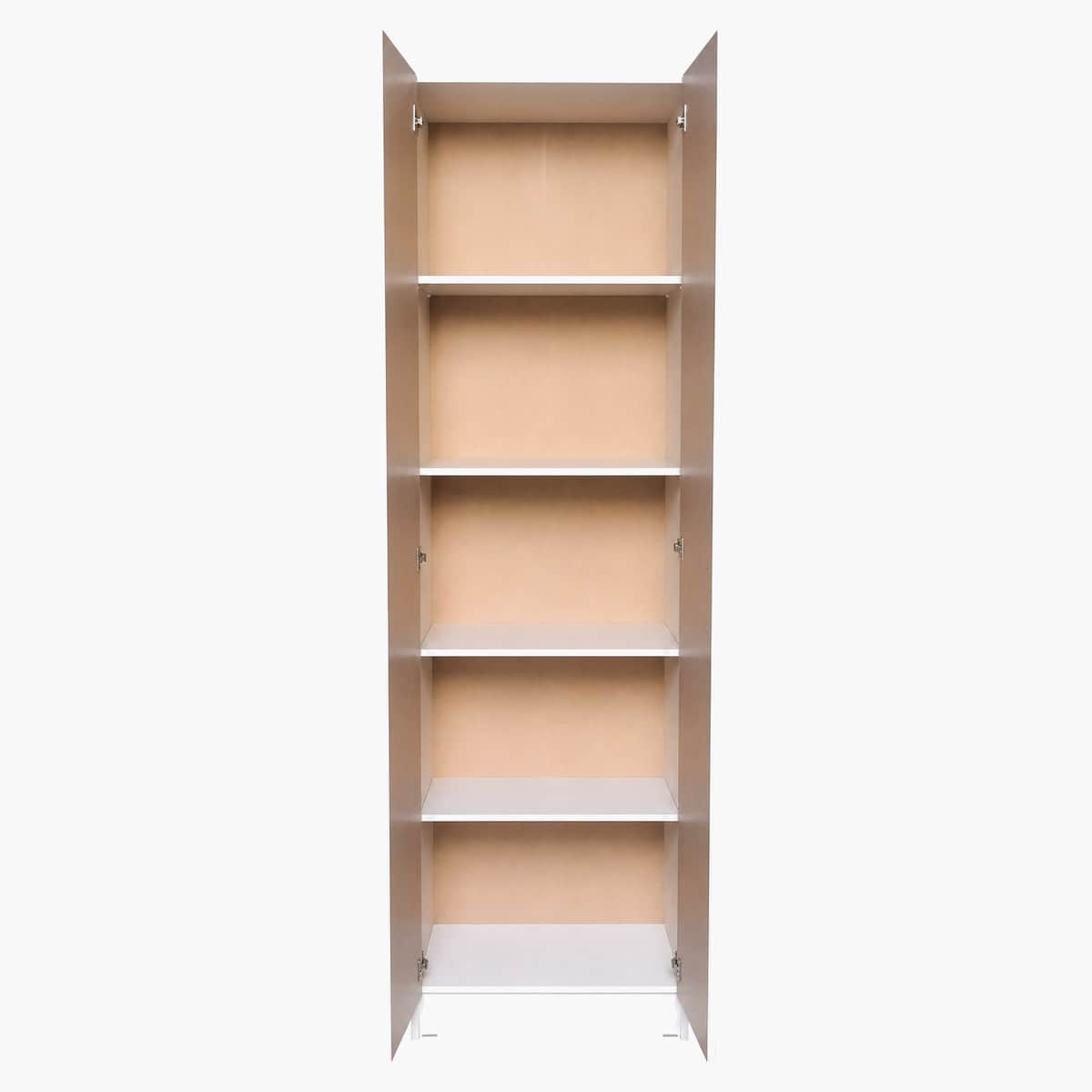 Placard ropero de 2 puertas blanco con estantes 2