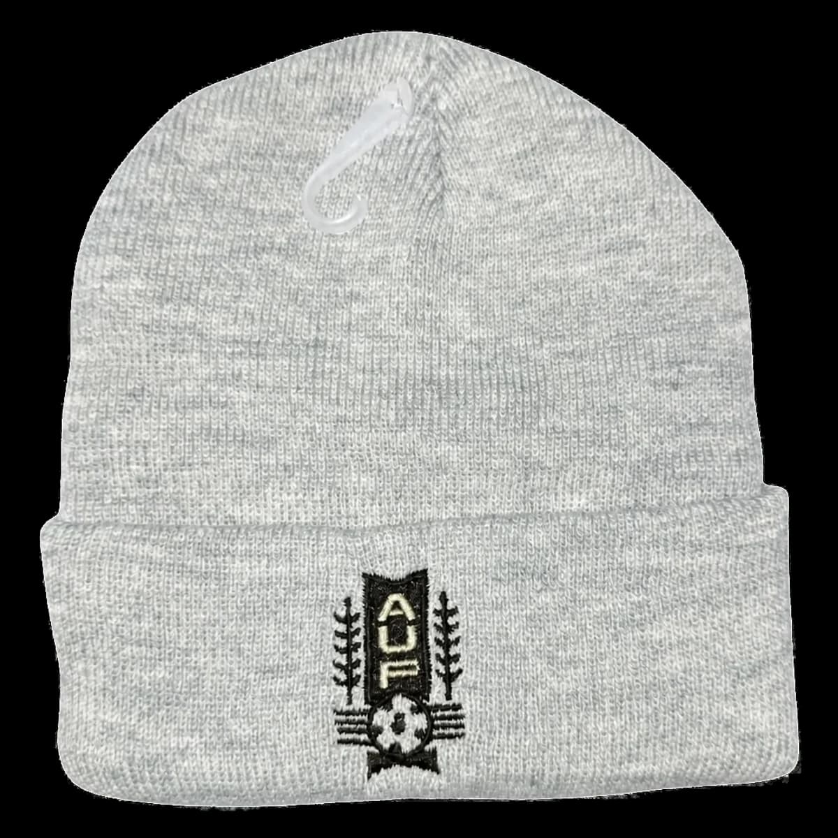 Gorros de lana con escudos de equipos de fútbol 6