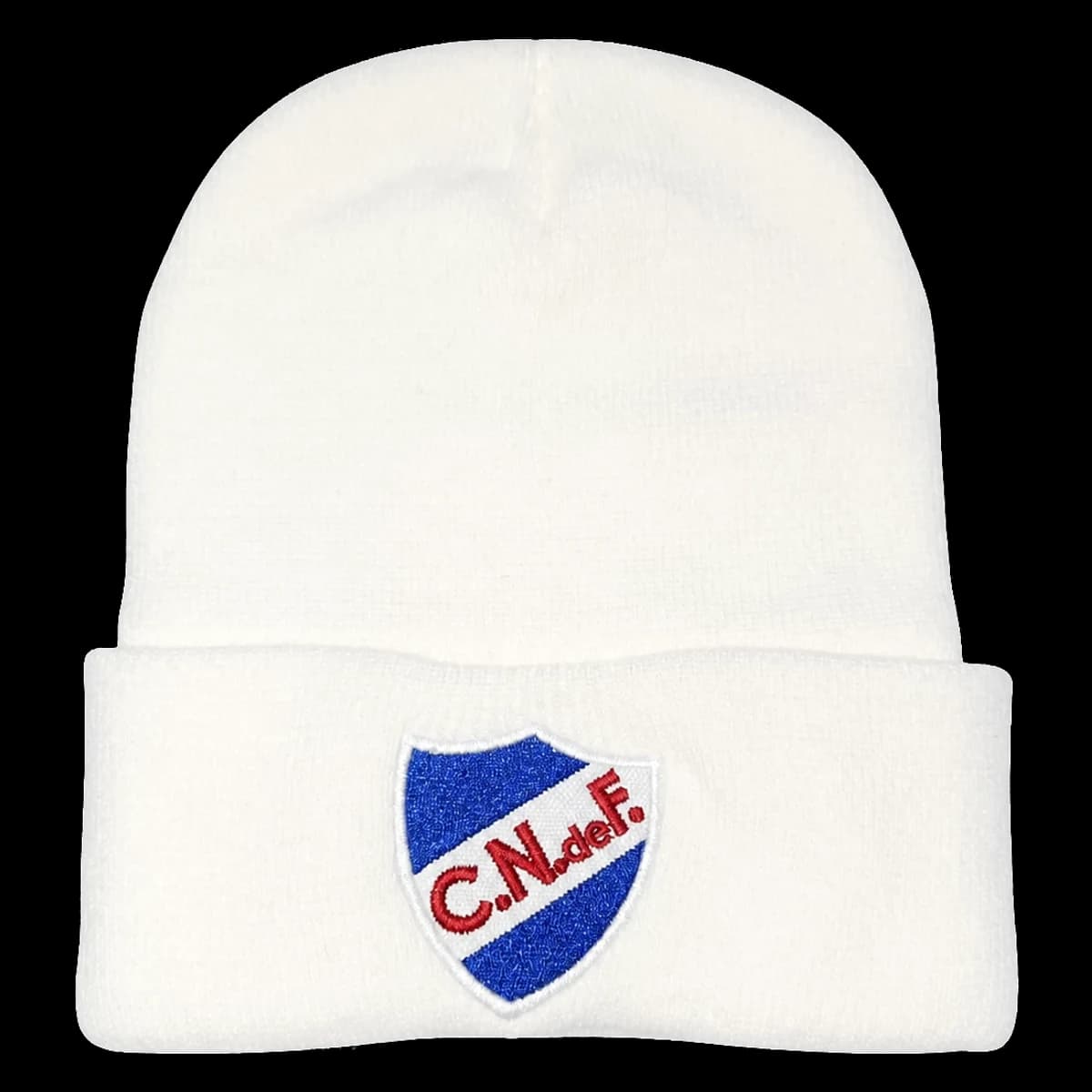 Gorros de lana con escudos de equipos de fútbol 4