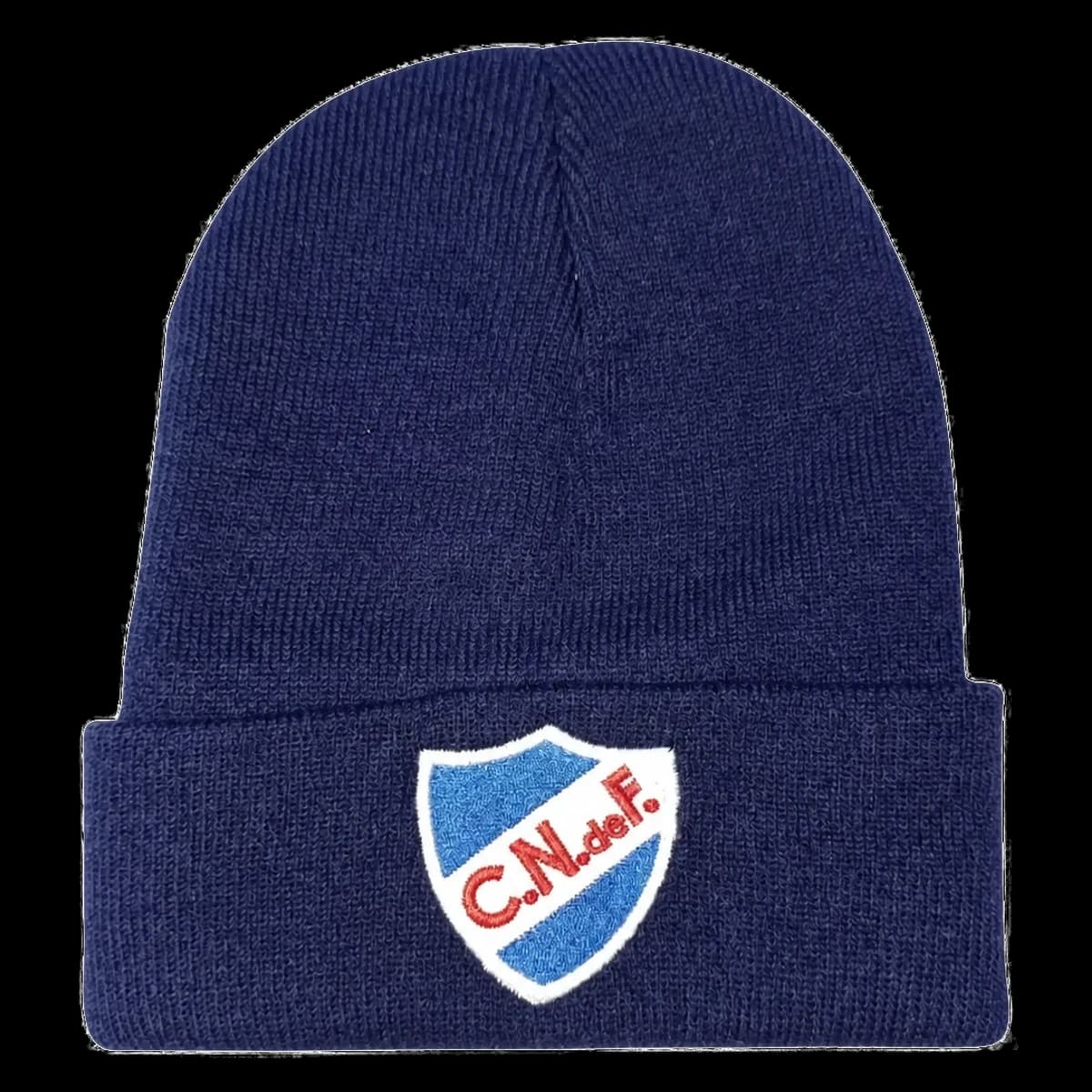 Gorros de lana con escudos de equipos de fútbol 1