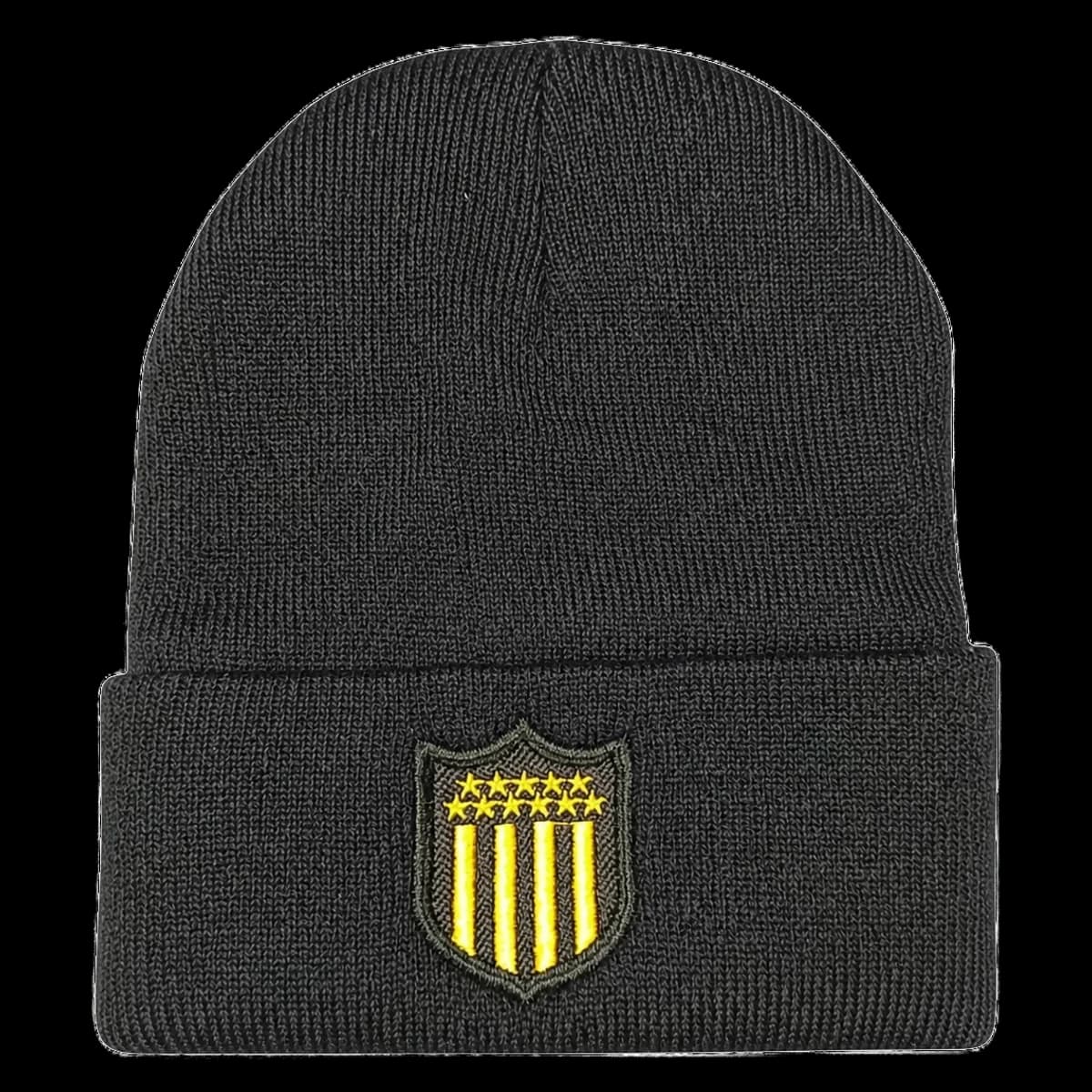 Gorros de lana con escudos de equipos de fútbol 2