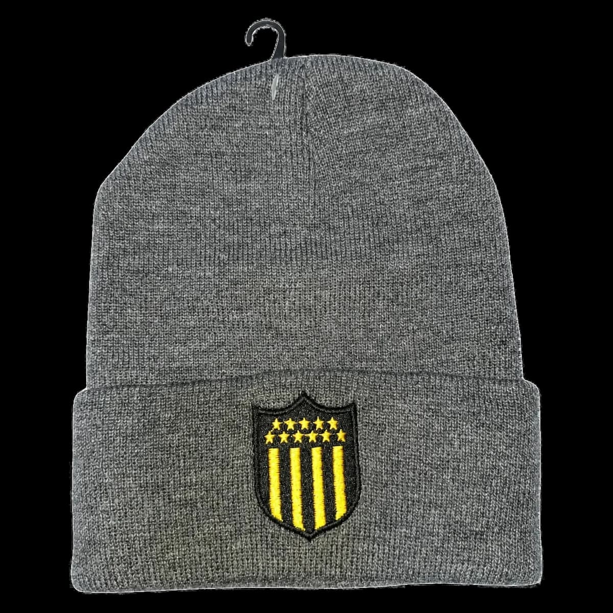 Gorros de lana con escudos de equipos de fútbol 3