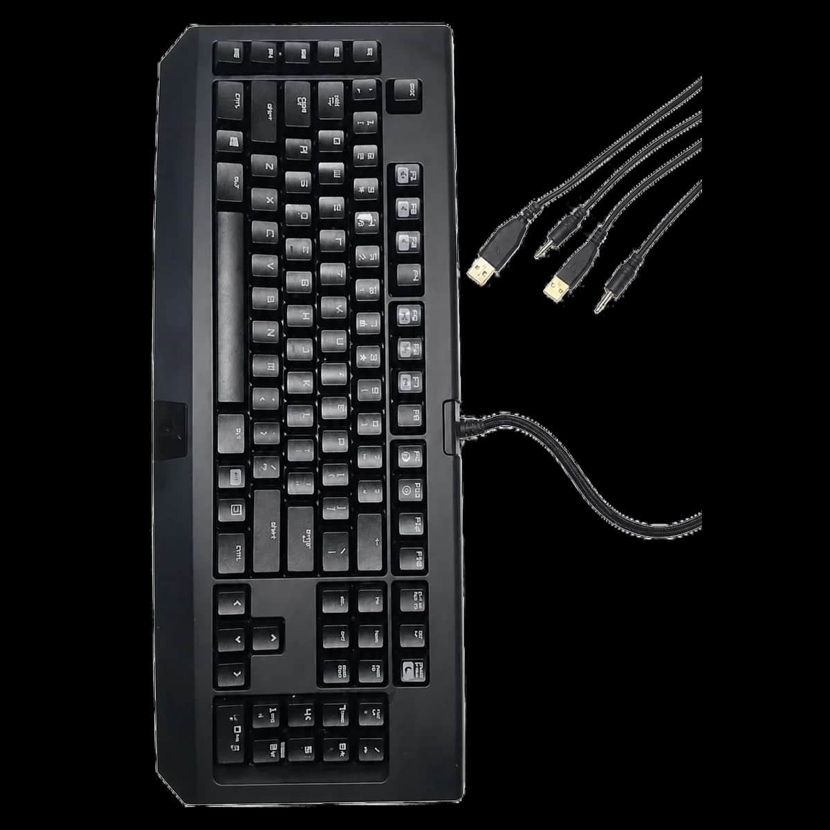 Teclado de computadora negro