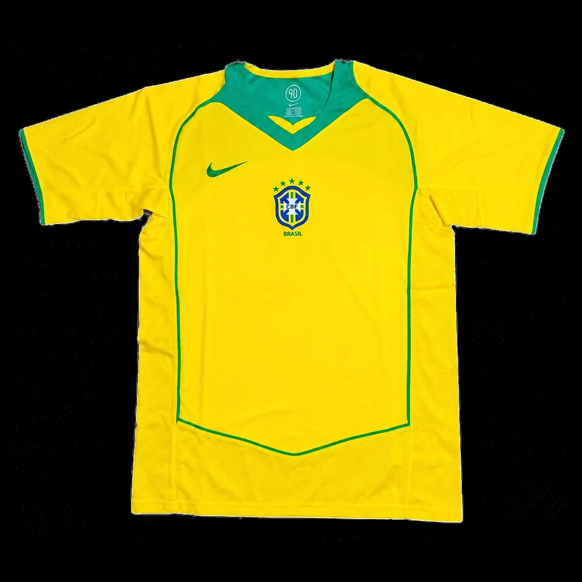 Camiseta de fútbol Brasil vintage 2004